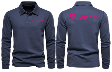 AIR SILVER LONG SLEEVE POLO